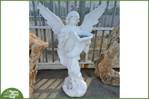 Statua Angelo Custode Bianco h. 130